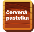 červená     pastelka