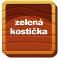 zelená     kostička