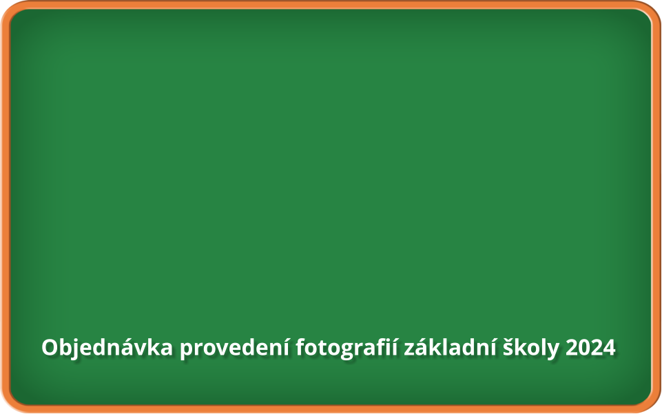 Objednávka provedení fotografií základní školy 2024