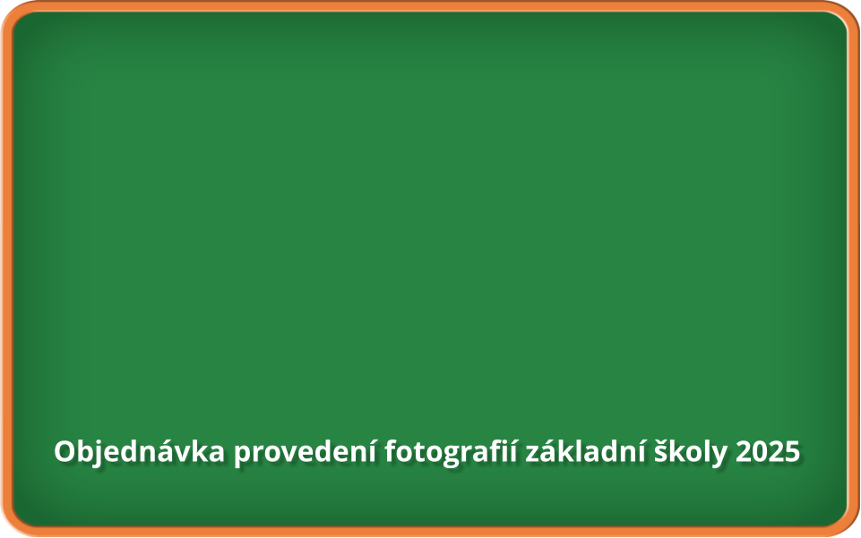 Objednávka provedení fotografií základní školy 2025